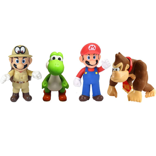 Set Mario Bross, Mario Bross, Luigi,figuras colección,figuras de Mario, #mariobross