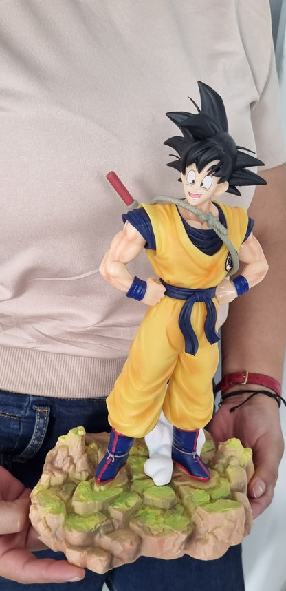 Goku, figura coleccionable, Dragon Ball, anime, estatua, personaje de anime, Super Saiyan, Goku figura, colección de anime, acción.